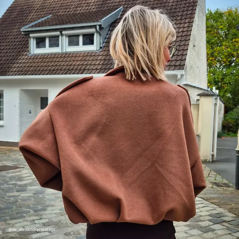 Tissu Maille Manteau, Laine - Lombardo