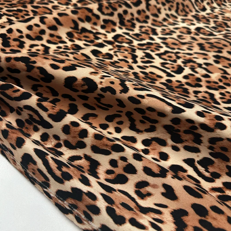 Tissu Satin Duchesse - Giungla