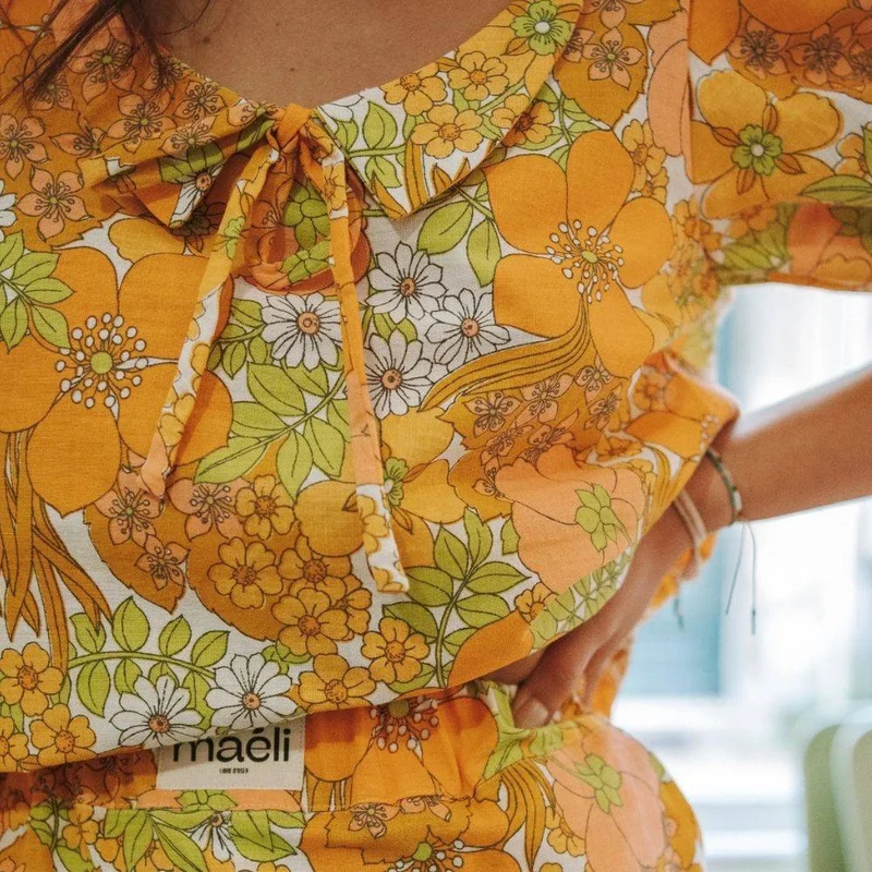 PATRON DE COUTURE PDF | Haut à volants Pauline | Maéli Paris | FRANÇAIS SEULEMENT