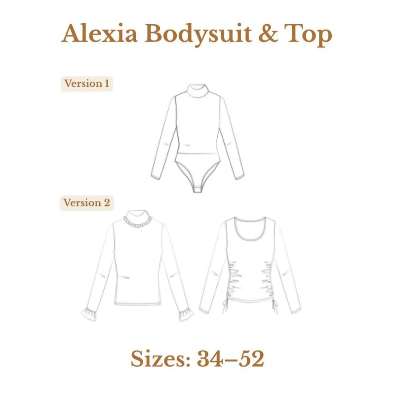 PATRON DE COUTURE PDF | Body & Haut Alexia | Maéli Paris | FRANÇAIS SEULEMENT