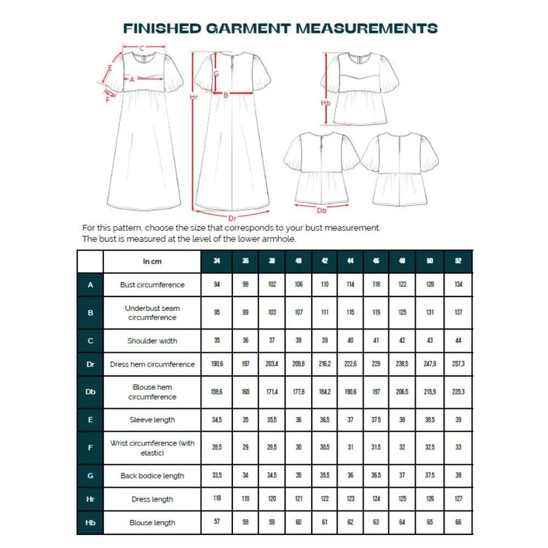 Patron de couture PDF | Chemisier et robe Chloé | Maéli Paris | BILINGUE (FR / EN)