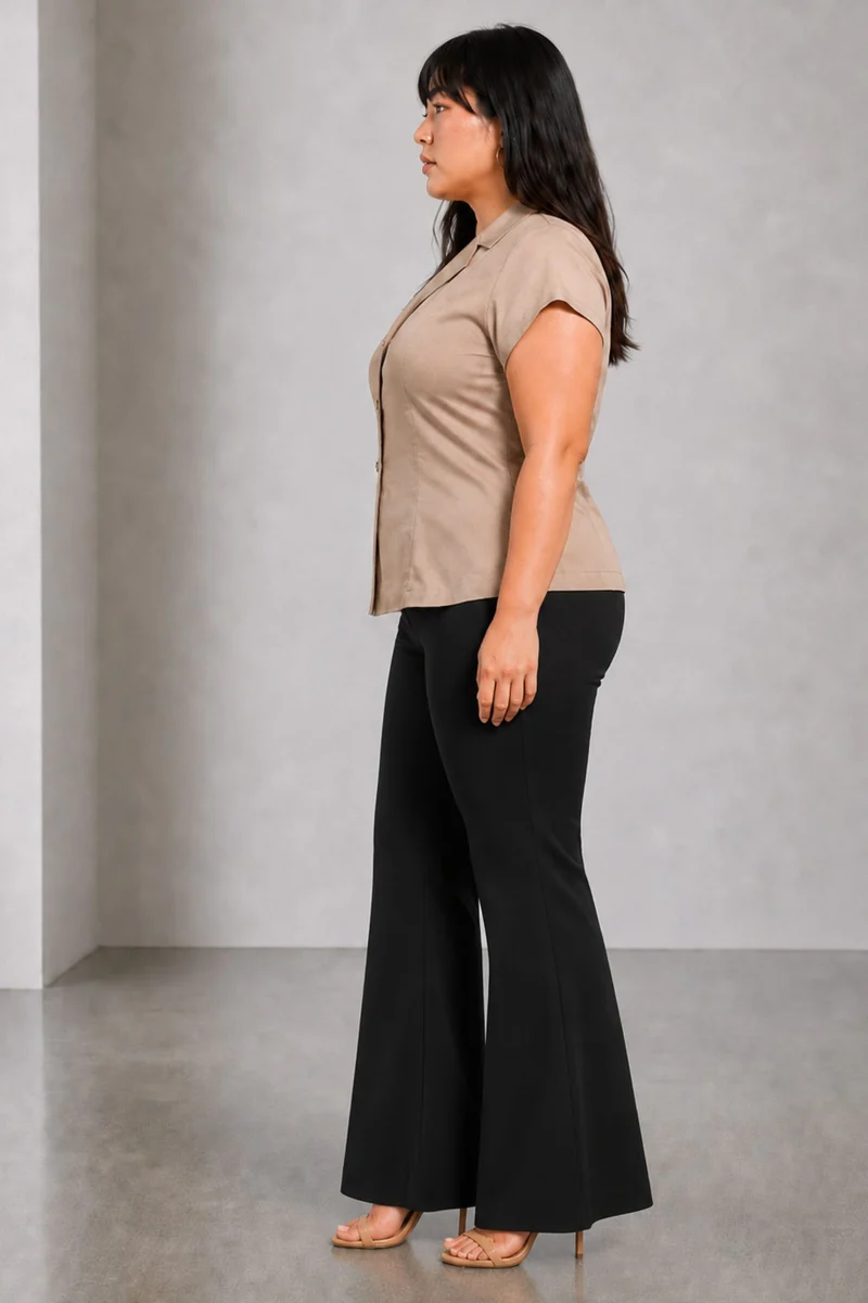 Noema|Cotton Notch Collar Shirt