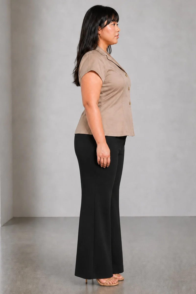Noema|Cotton Notch Collar Shirt