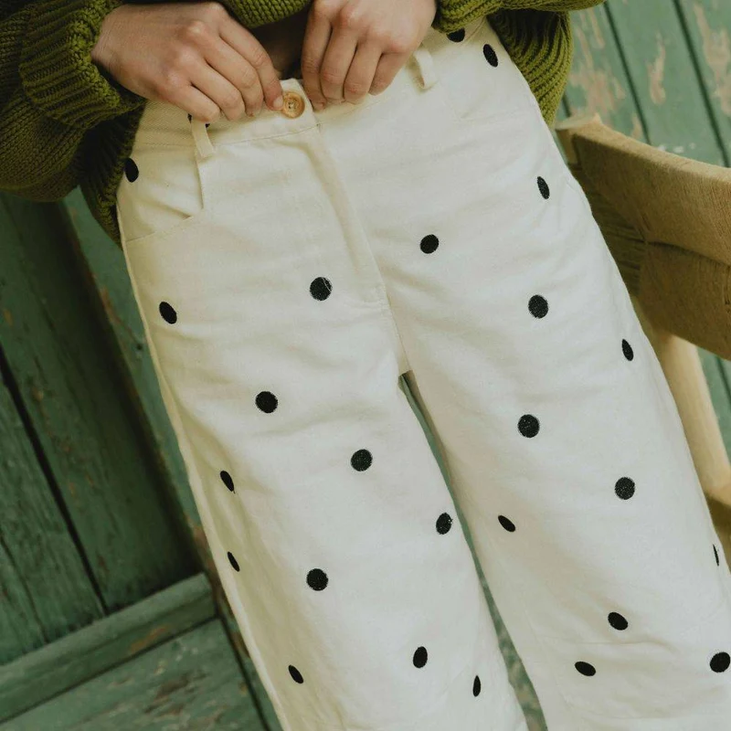 PATRON DE COUTURE PDF | Pantalon & Salopette Anaïs Barrel | Maéli Paris | BILINGUE (FR / EN)