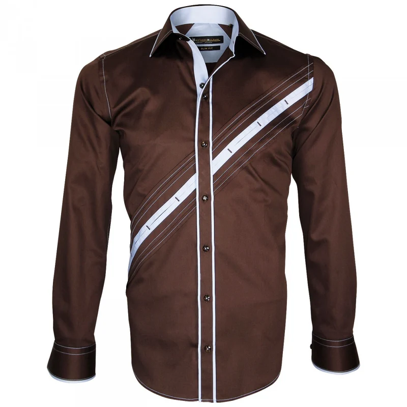 Chemise homme mode coupe cintrée LAZZIO Emporio balzani