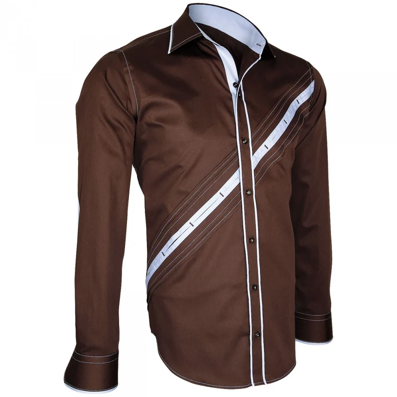 Chemise homme mode coupe cintrée LAZZIO Emporio balzani