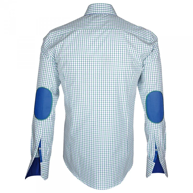 Chemise homme à coudières coupe cintrée DONIZZO Emporio balzani