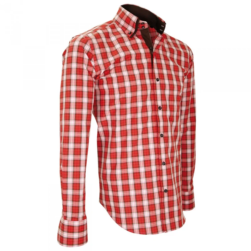 Chemise homme à coudières coupe cintrée DONIZZO Emporio balzani