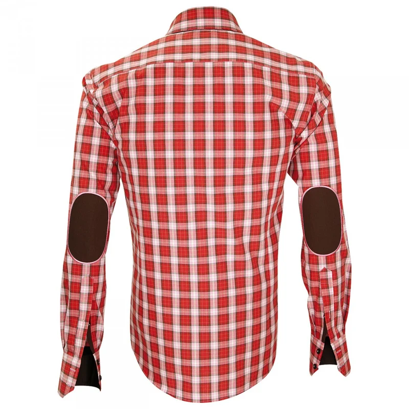 Chemise homme à coudières coupe cintrée DONIZZO Emporio balzani