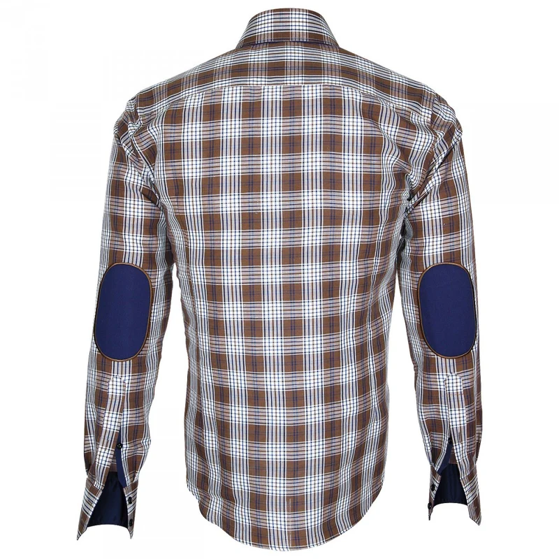 Chemise homme à coudières coupe cintrée DONIZZO Emporio balzani