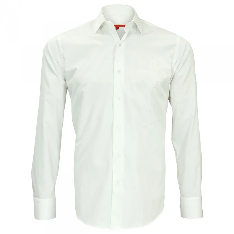 Chemise homme brodée coupe cintrée LEEDS Andrew Mac Allister