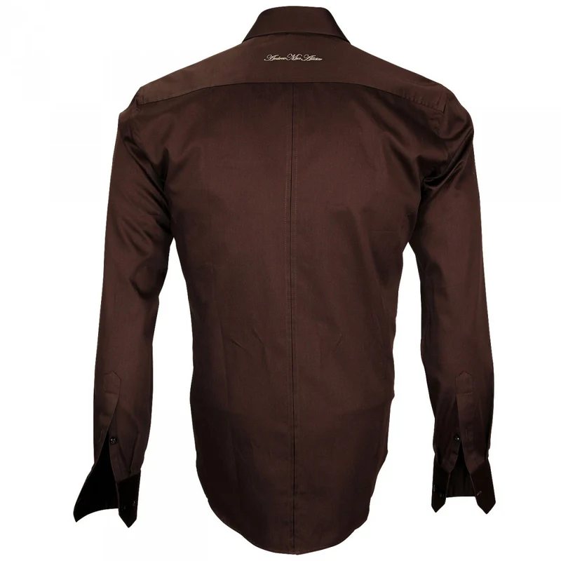 Chemise homme brodée coupe cintrée LEEDS Andrew Mac Allister