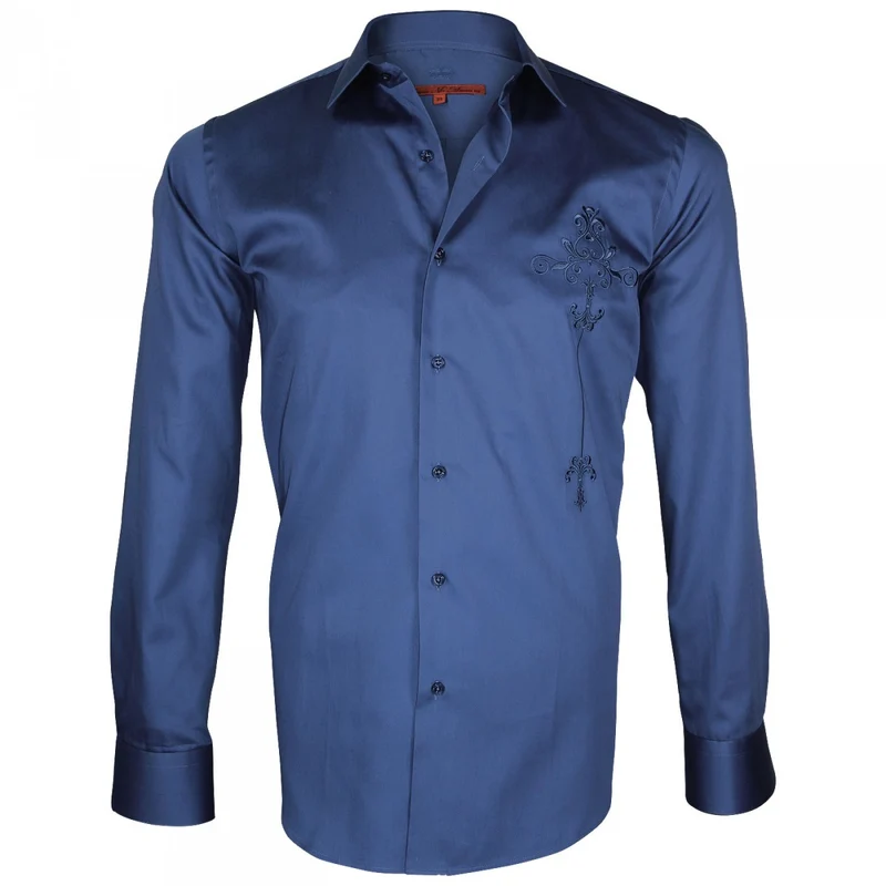 Chemise homme brodée coupe cintrée LEEDS Andrew Mac Allister