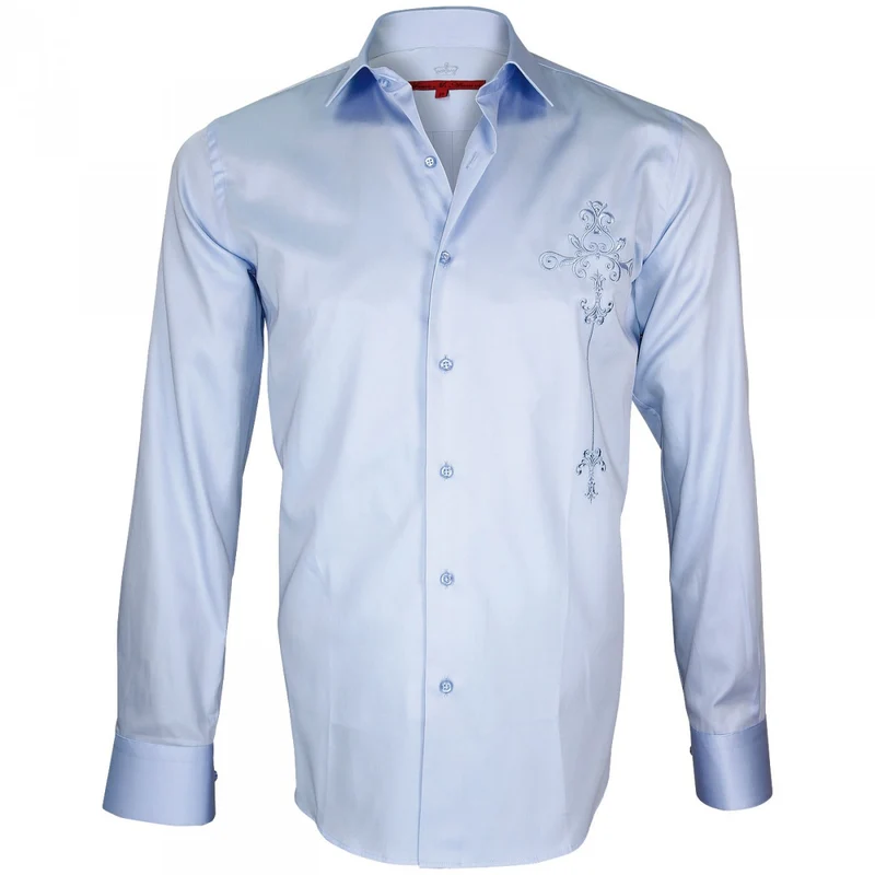 Chemise homme brodée coupe cintrée LEEDS Andrew Mac Allister