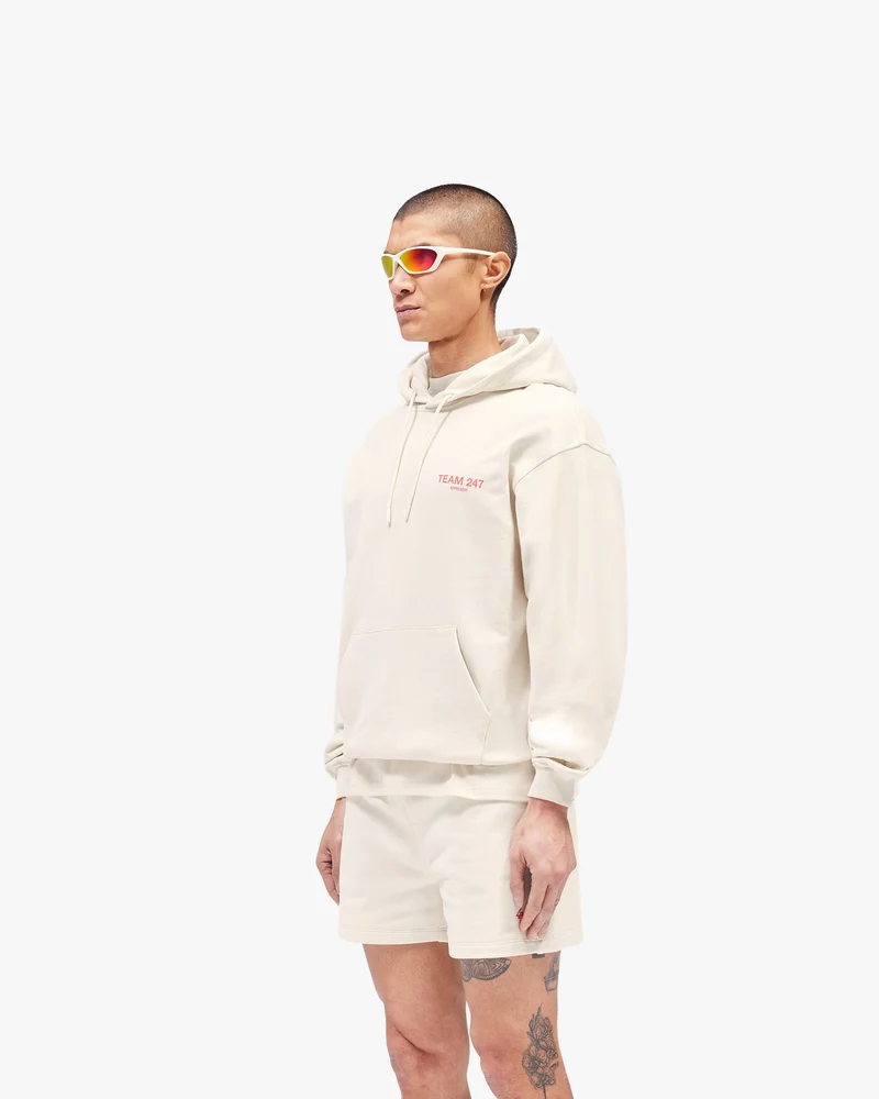 Team 247 Oversized Hoodie - Cream