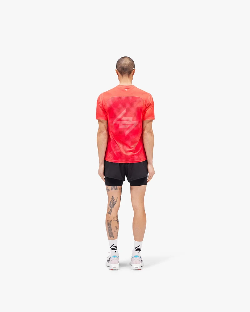 247 Hybrid T-Shirt - Red Fade Out