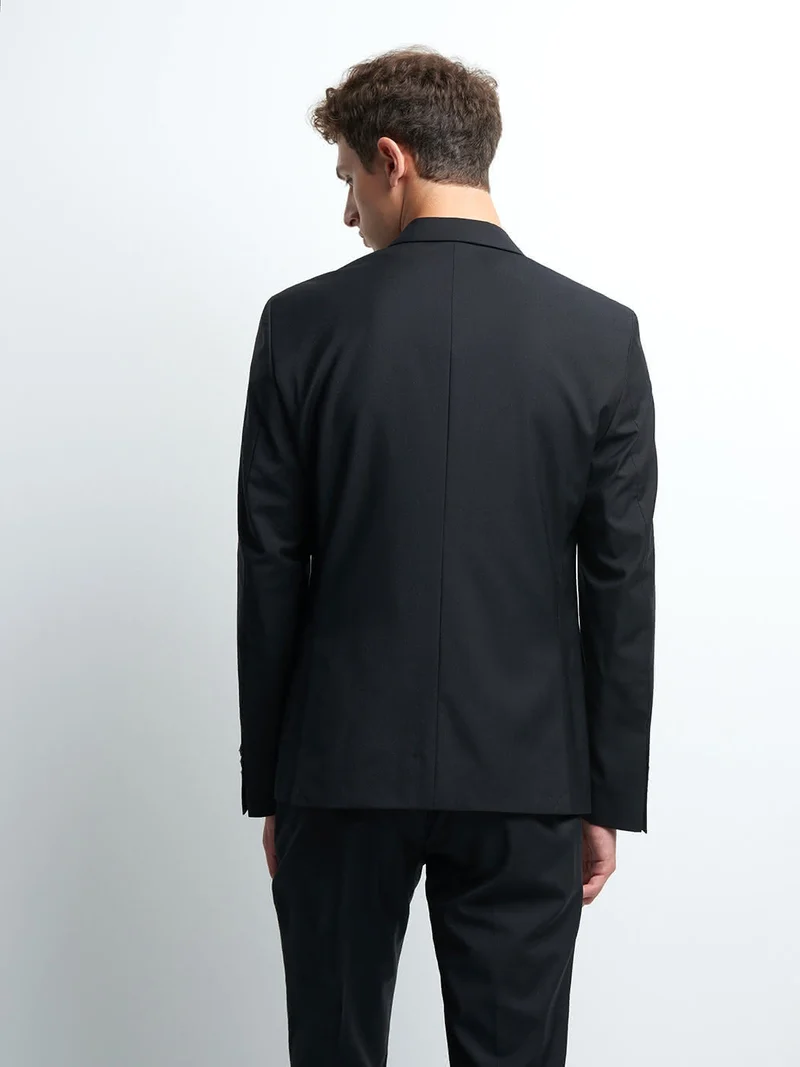 Veste coordonnable extra-slim en laine