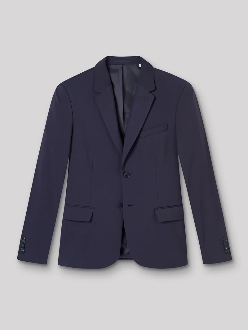 Veste coordonnable extra-slim en laine