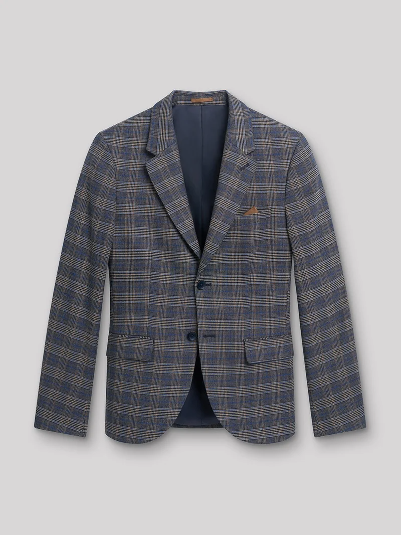 Veste coordonnable extraslim à carreaux