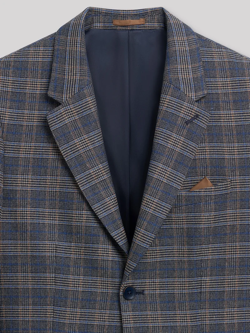 Veste coordonnable extraslim à carreaux