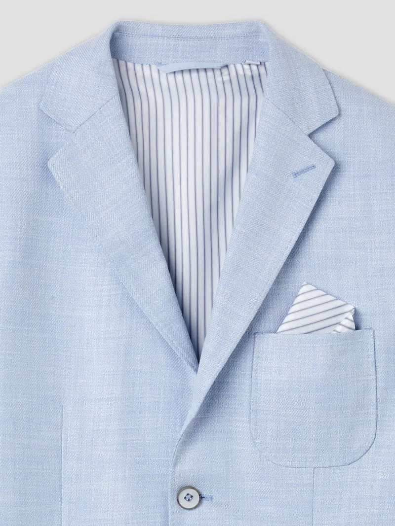 Veste coordonnable slim faux uni