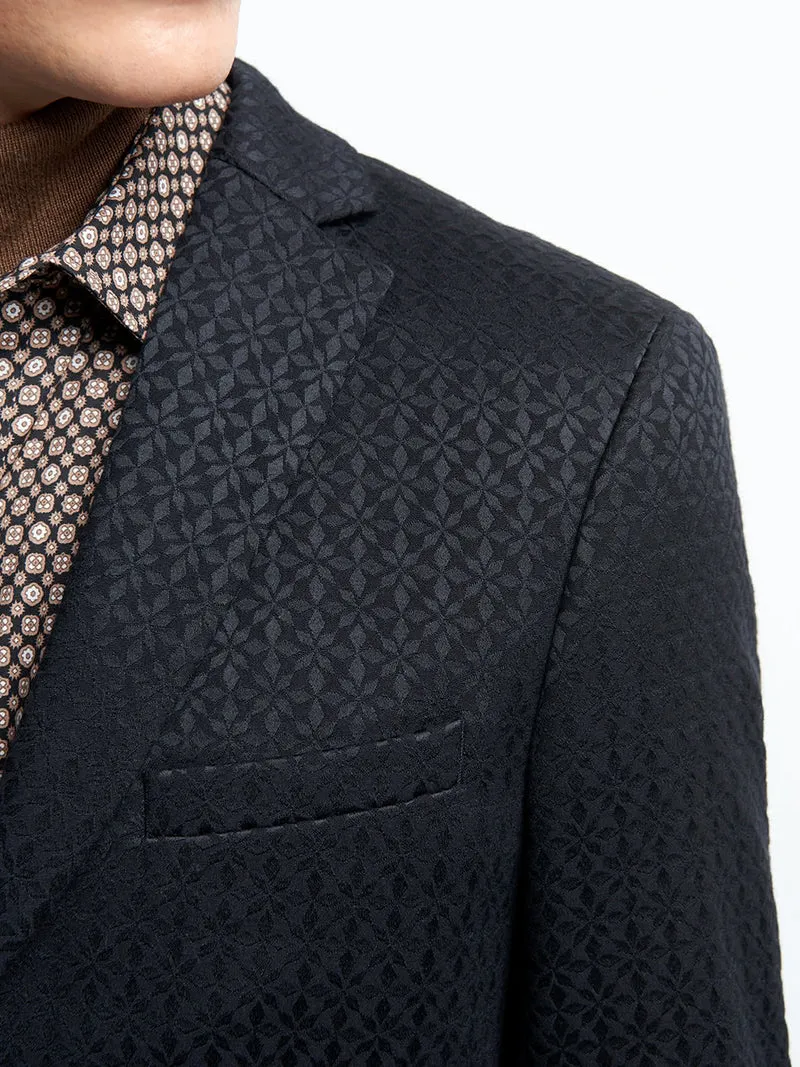 Veste coordonnable slim stretch faux uni