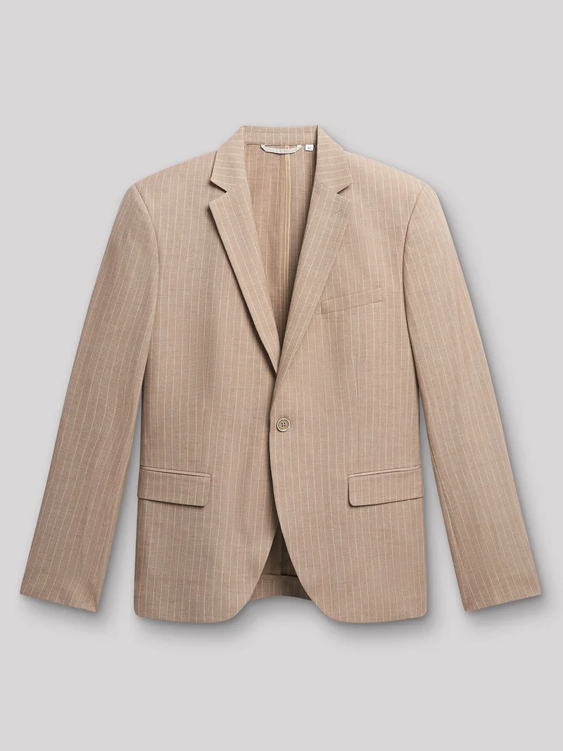 Veste coordonnable slim rayé