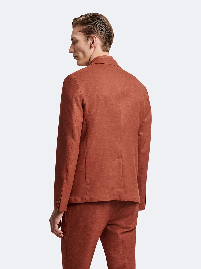 Veste de costume slim faux uni