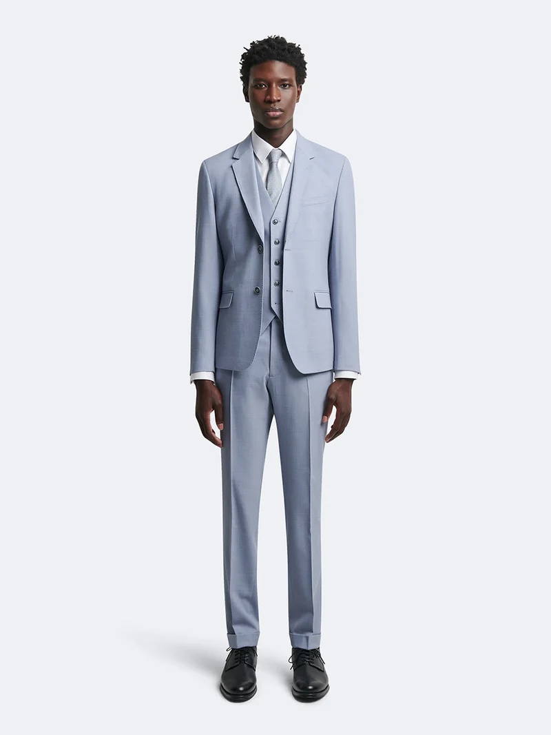 Veste de costume en laine mélangé