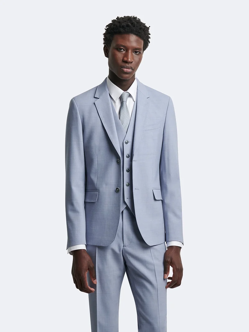 Veste de costume en laine mélangé
