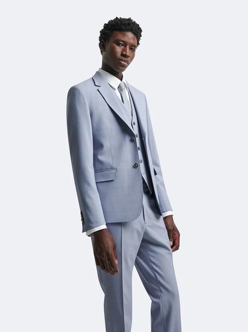 Veste de costume en laine mélangé