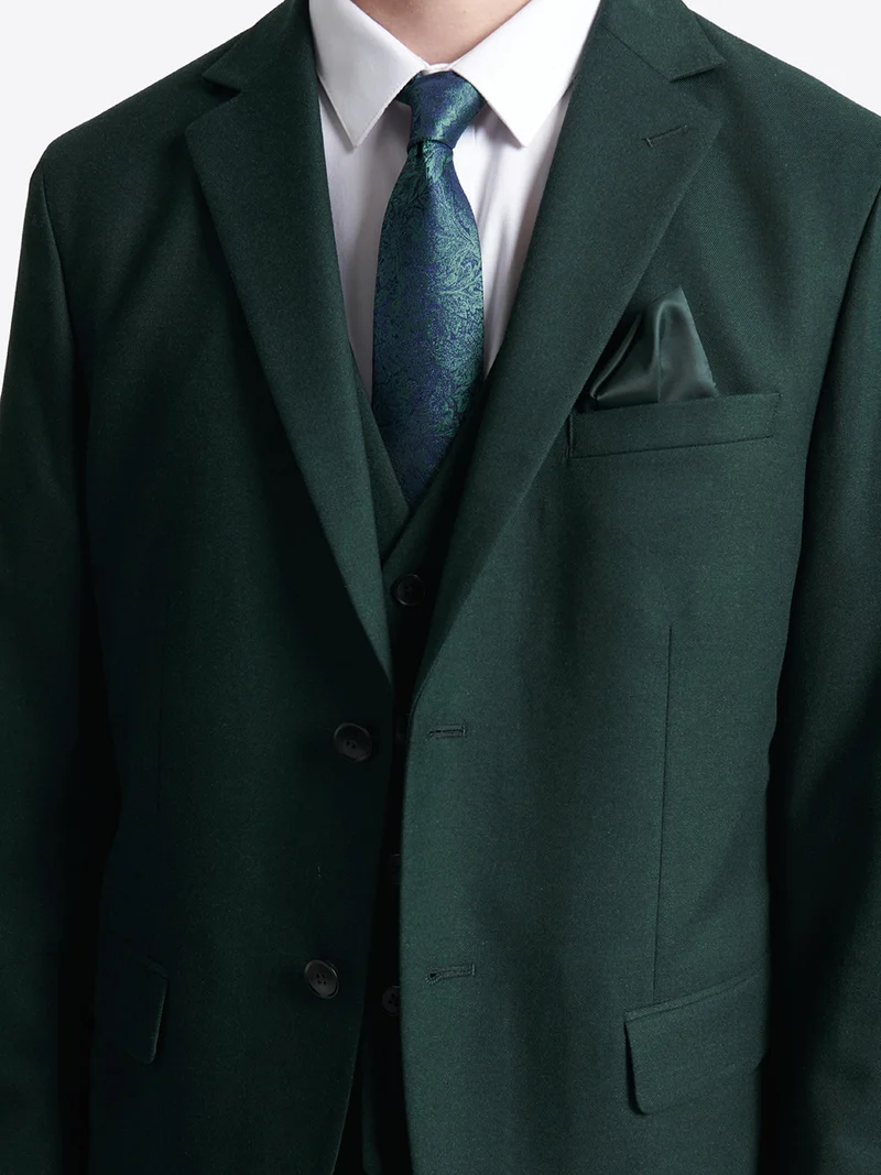 Veste de costume slim en flanelle