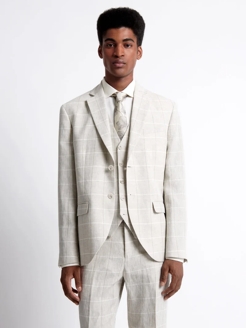 Veste de costume en 100% lin