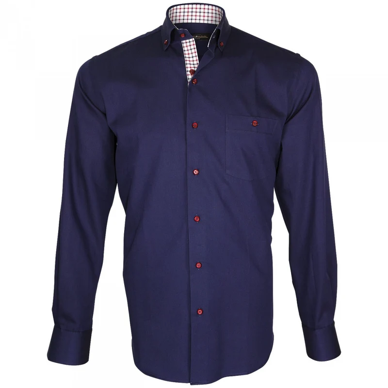 Chemise homme tissu armuré coupe droite MONTECASSINO Emporio balzani