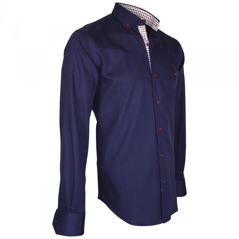 Chemise homme tissu armuré coupe droite MONTECASSINO Emporio balzani