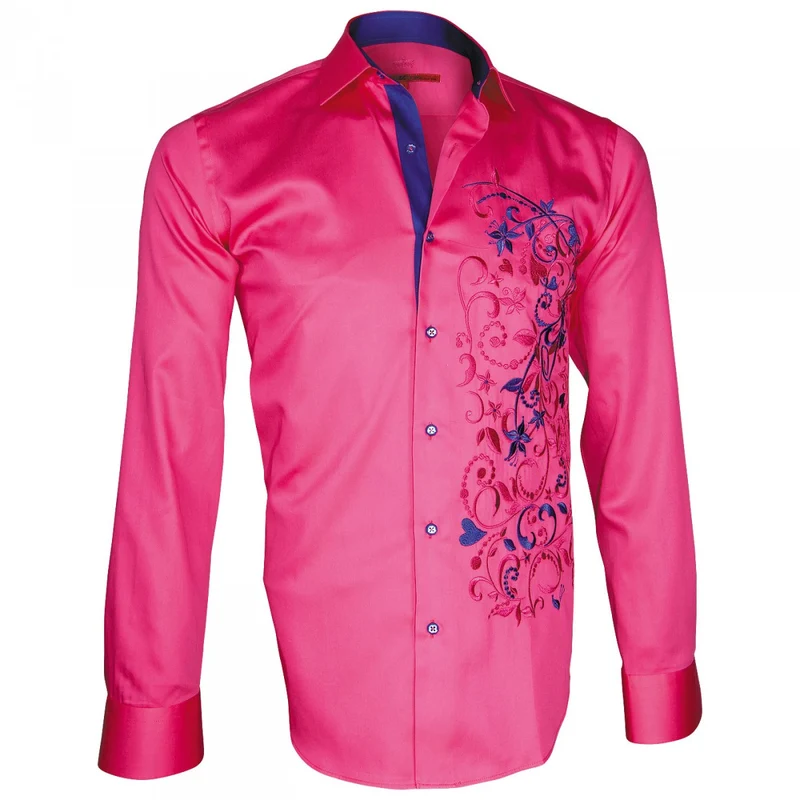 Chemise homme brodée coupe cintrée FLOWERTY Andrew Mac Allister