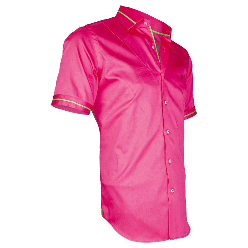 Chemisette homme brodée coupe cintrée SOHOO Andrew Mac Allister