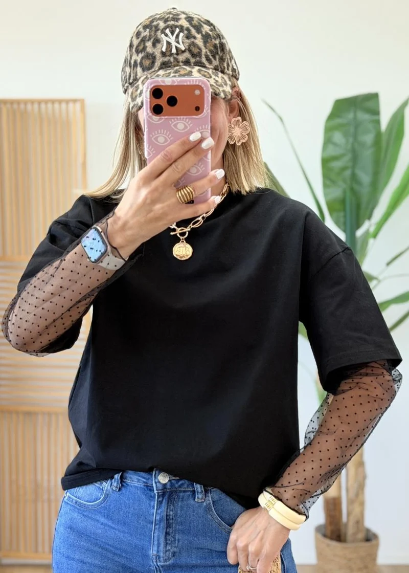 Tee shirt Enora noir