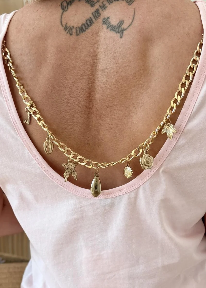 Tee shit bijoux rose