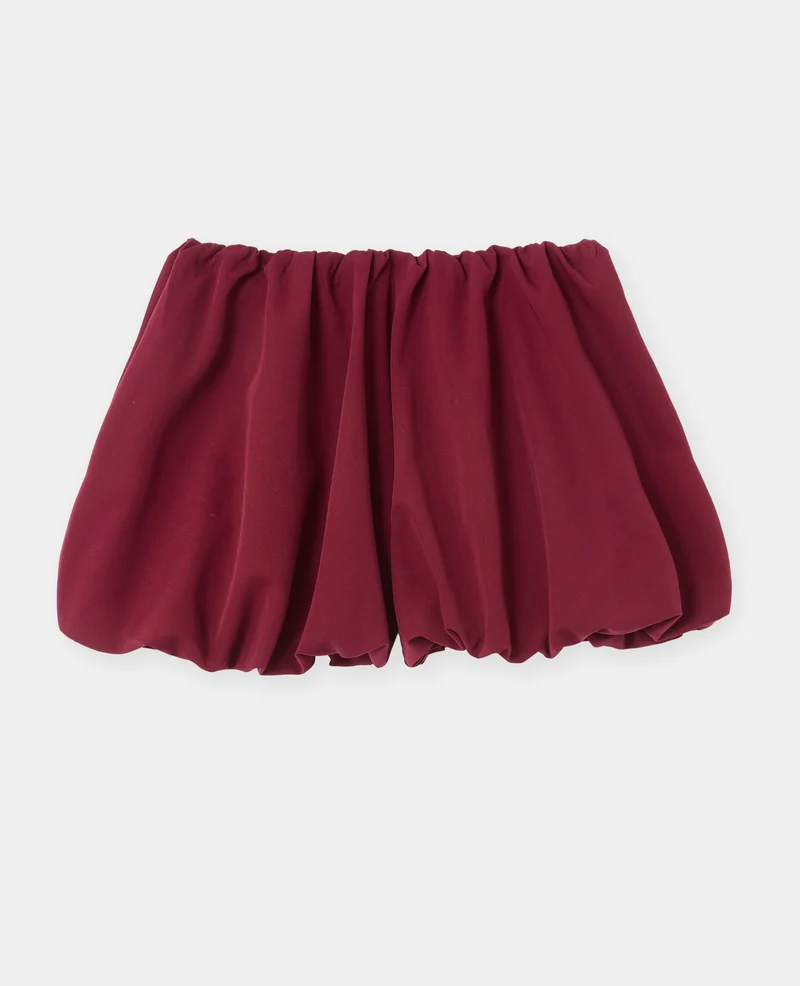 Short boule taille élastiquée