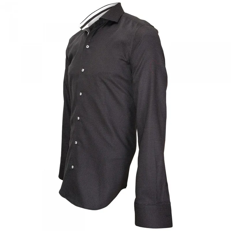 Chemise homme popeline armurée coupe cintrée CINECITTA Emporio balzani