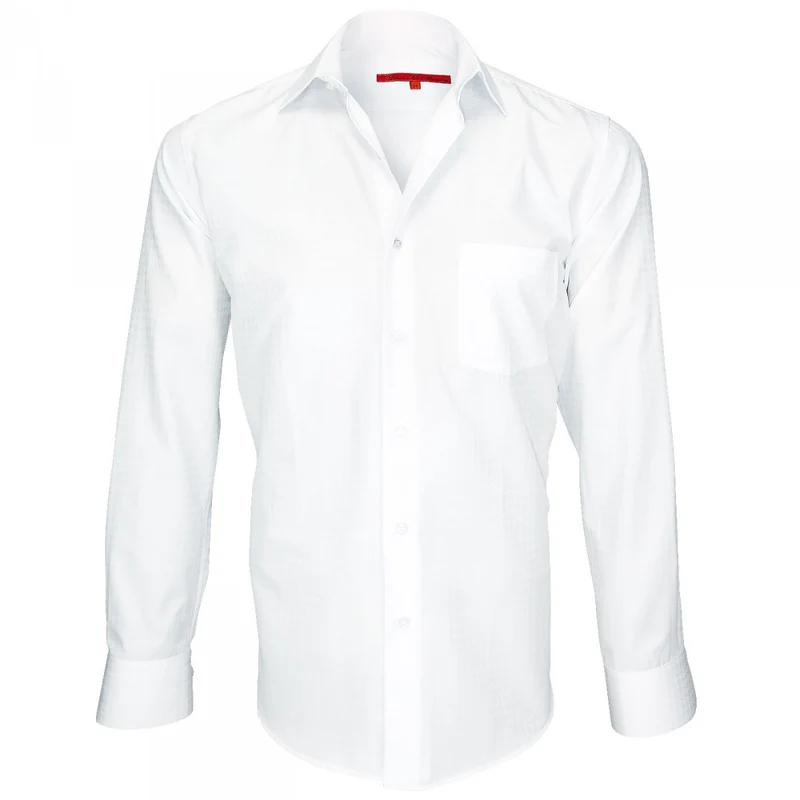 Chemise homme tissu armurée coupe droite BUSINESS Andrew Mac Allister