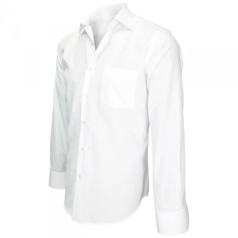 Chemise homme tissu armurée coupe droite BUSINESS Andrew Mac Allister