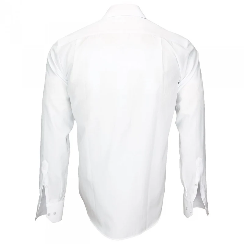 Chemise homme tissu armurée coupe droite BUSINESS Andrew Mac Allister
