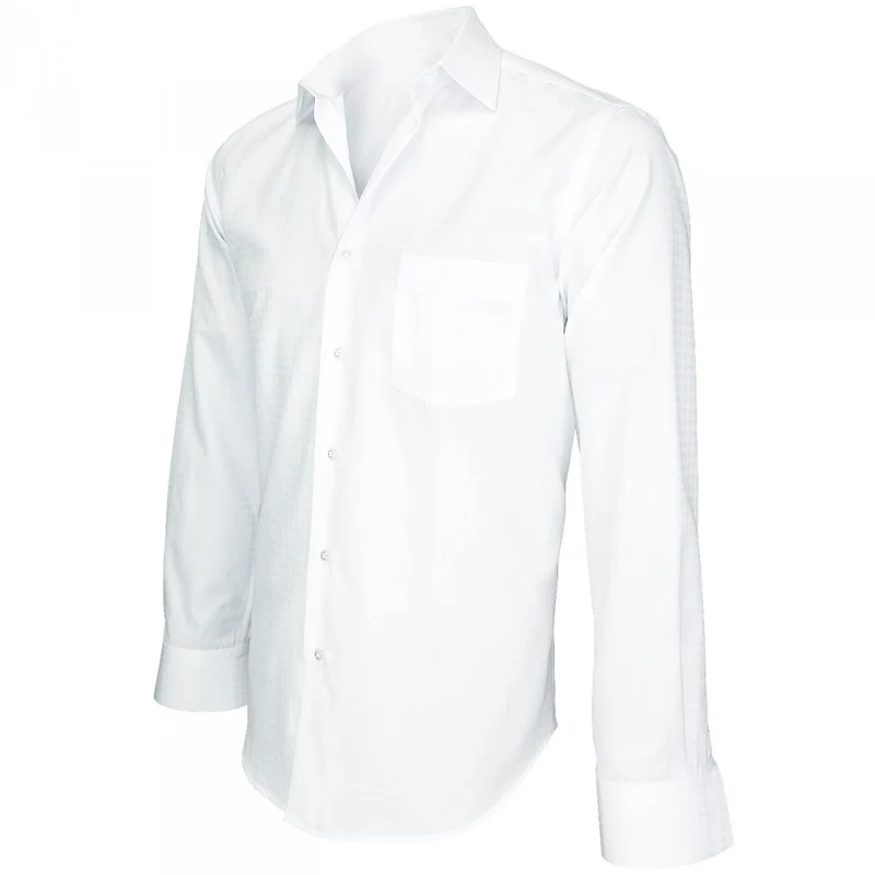 Chemise homme tissu armurée coupe droite BUSINESS Andrew Mac Allister