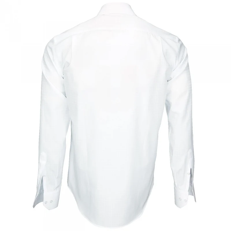 Chemise homme tissu armurée coupe droite BUSINESS Andrew Mac Allister