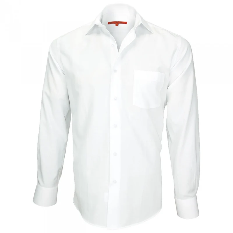 Chemise homme tissu armurée coupe droite BUSINESS Andrew Mac Allister
