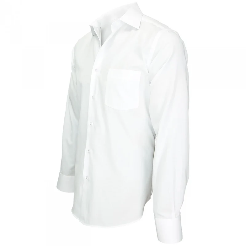 Chemise homme tissu armurée coupe droite BUSINESS Andrew Mac Allister