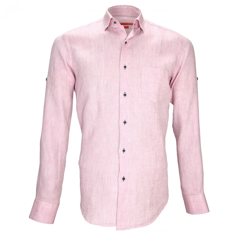 Chemise homme en lin coupe cintrée GAO Andrew Mac Allister