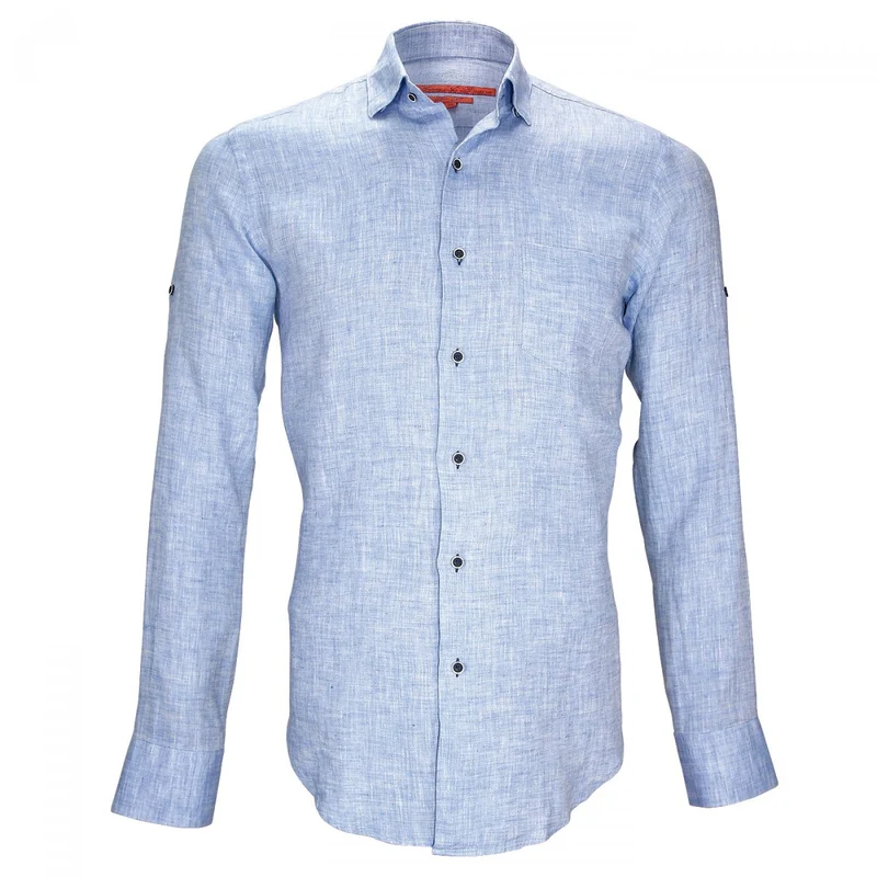 Chemise homme en lin coupe cintrée GAO Andrew Mac Allister
